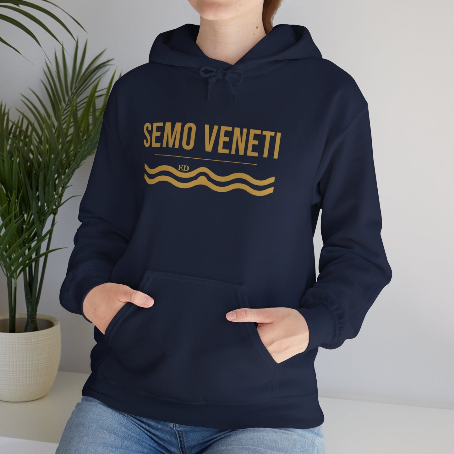 Felpa con cappuccio dell'orgoglio veneto | Semo Veneti Vestibilità calda