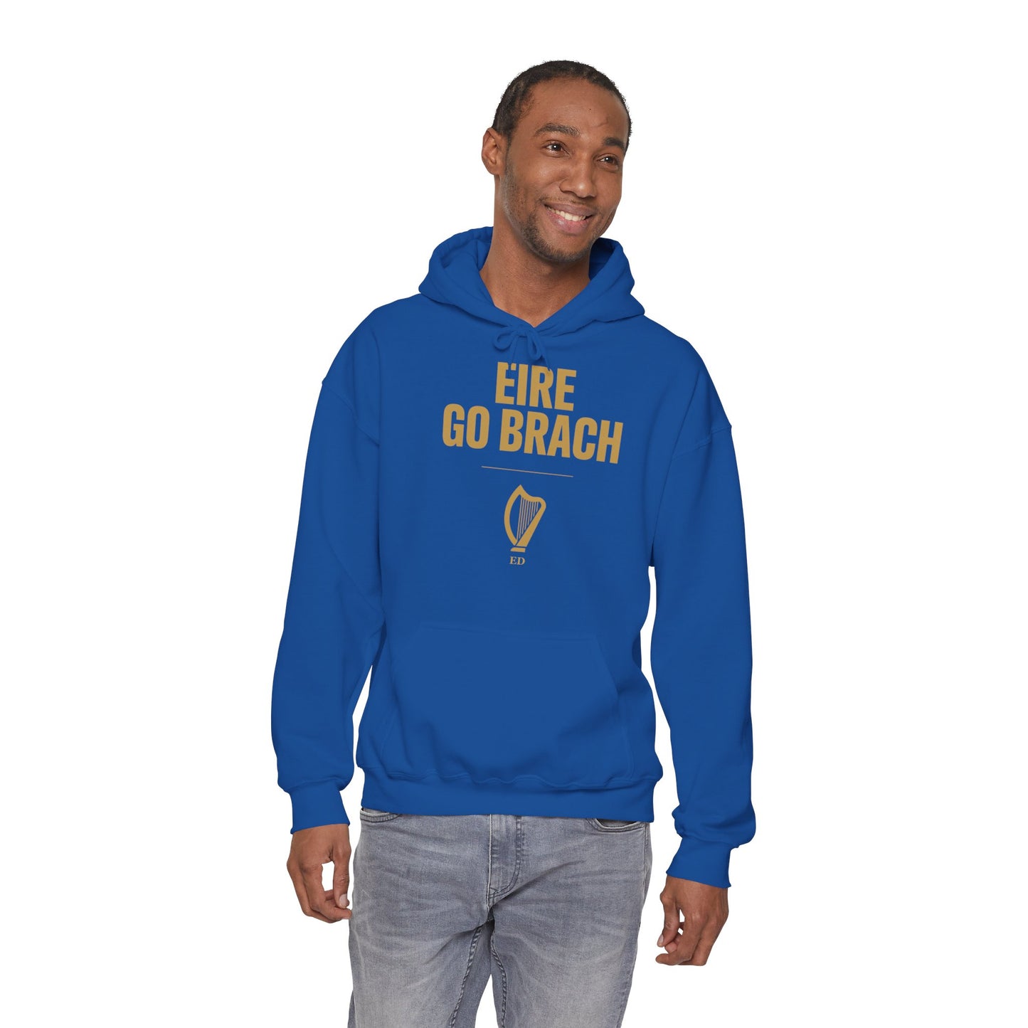 Irischer Stolz Hoodie | Éire Go Brách warmer Schnitt