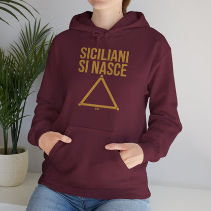 Sicilian Pride Hoodie | Siciliani Si Nasce Warm Fit
