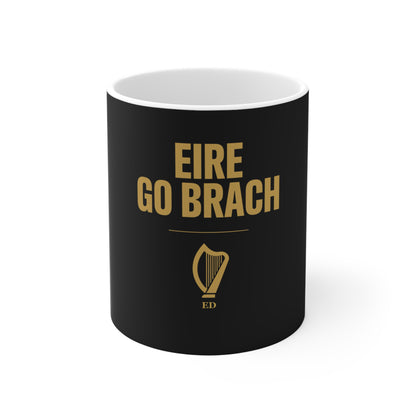 Tazza dell'orgoglio irlandese | Tazza da caffè Éire Go Brách