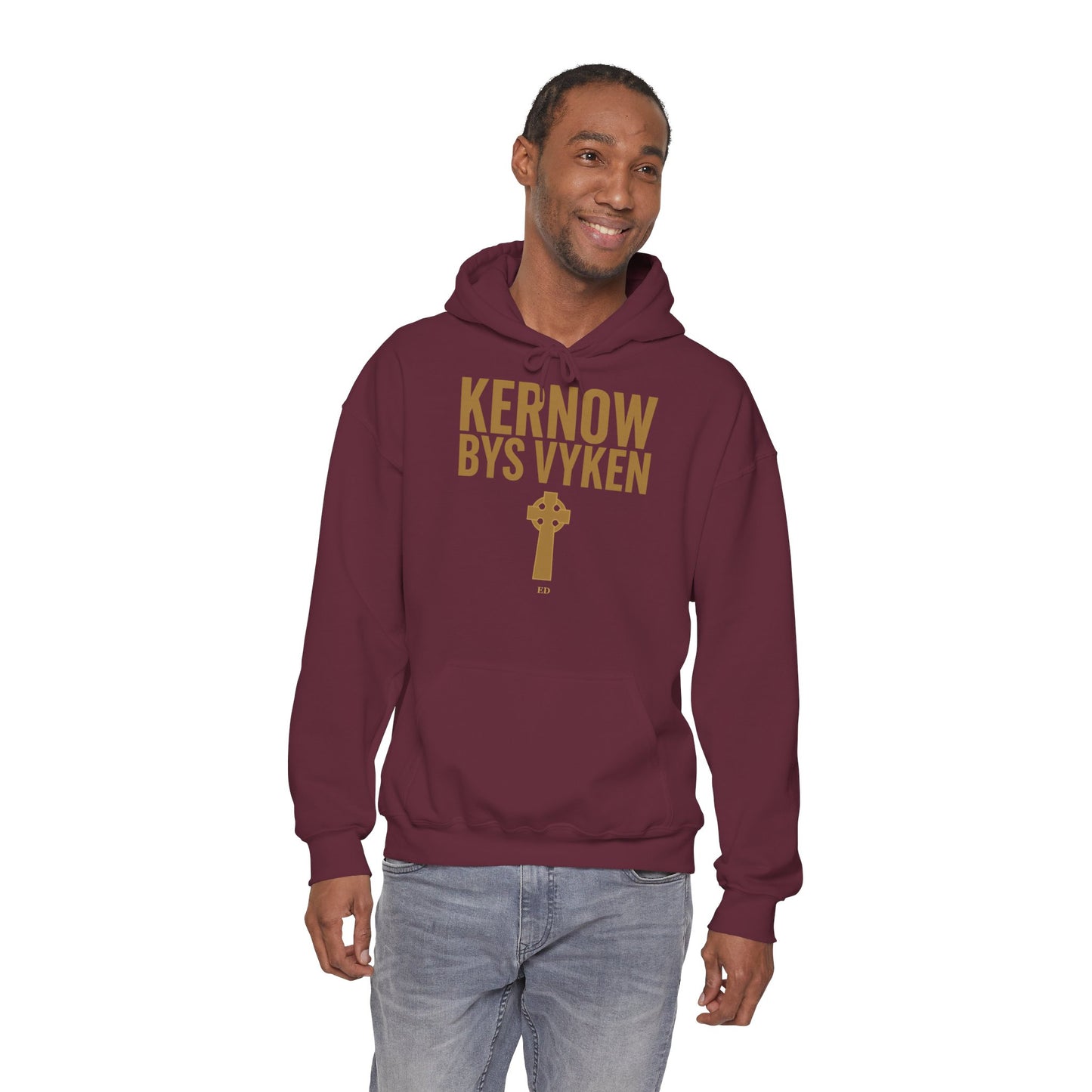 Kornischer Stolz Hoodie | Kernow Bys Vyken warmer Schnitt