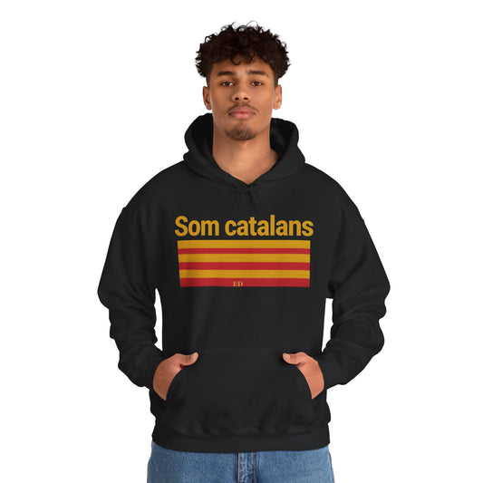 Hoodie mit katalanischem Stolz | Som Catalans, warm geschnitten