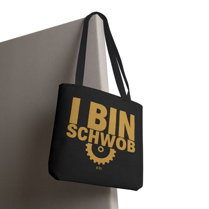 Torba z dumą Szwabów | I Bin Schwob — płócienna torba
