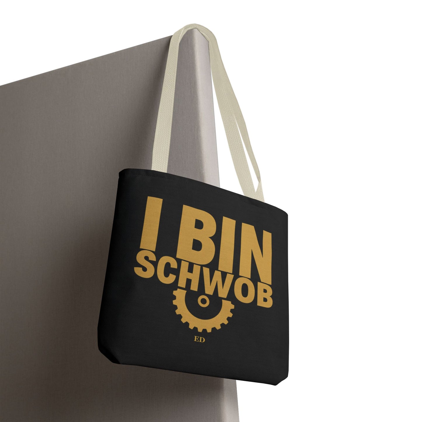 Torba z dumą Szwabów | I Bin Schwob — płócienna torba
