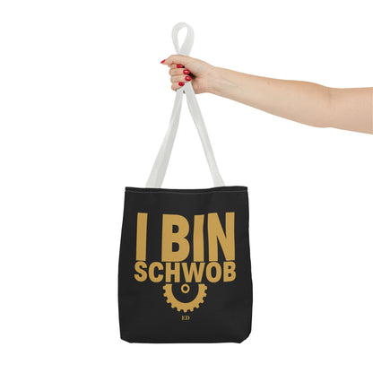 Torba z dumą Szwabów | I Bin Schwob — płócienna torba