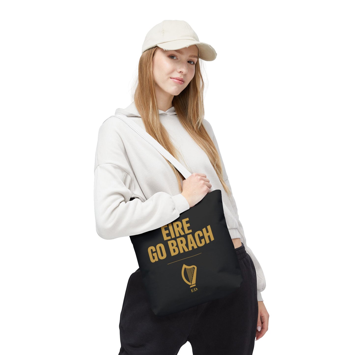 Borsa in tela dell'orgoglio irlandese | Borsa in tela Éire Go Brách