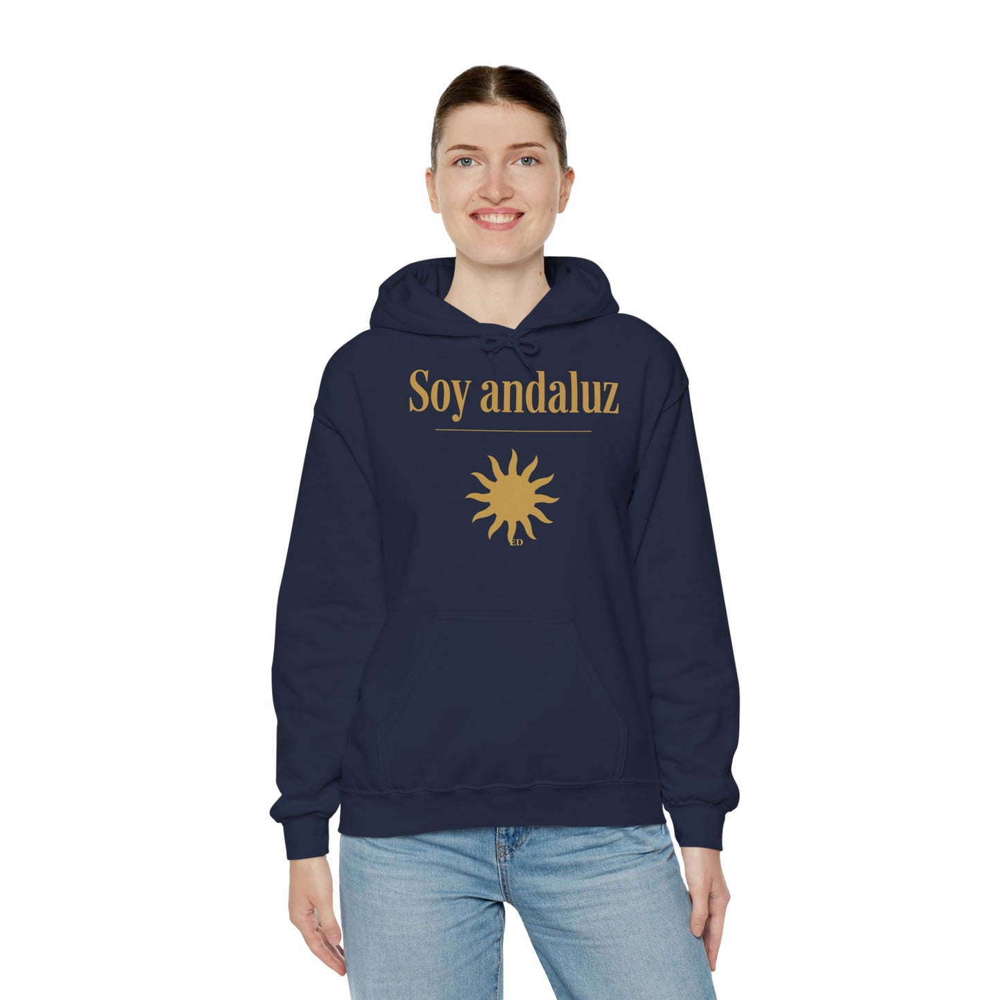 Hoodie mit andalusischem Stolz | Soy Andaluz, warm geschnitten