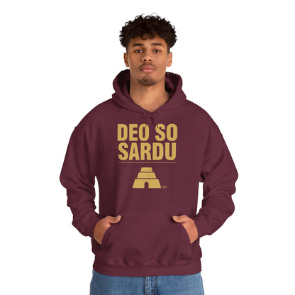 Hoodie mit sardischem Stolz | Deo So Sardu, warm geschnitten