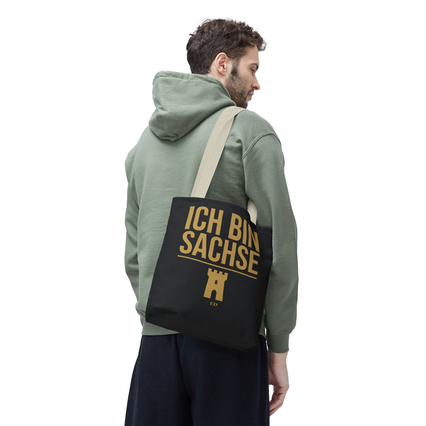 Sächsischer Stolz Stofftasche | Ich bin Sachse Canvas