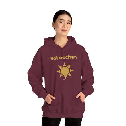 Hoodie mit okzitanischem Stolz | Soi Occitan, warm geschnitten