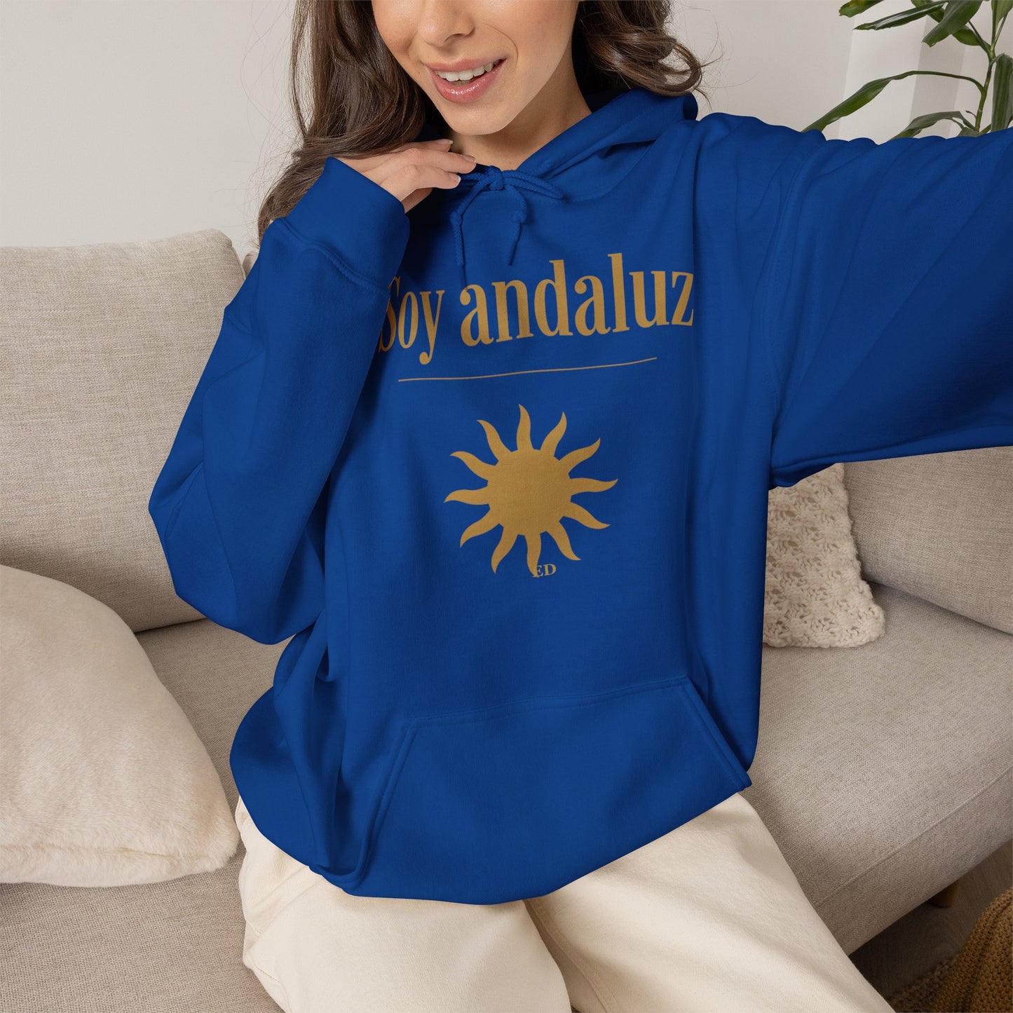 Hoodie mit andalusischem Stolz | Soy Andaluz, warm geschnitten