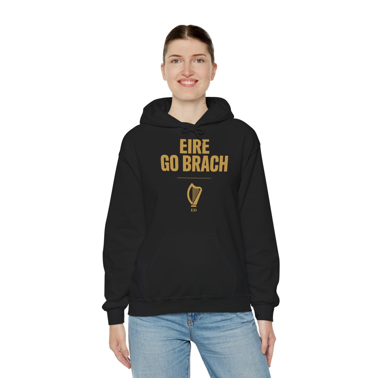 Irischer Stolz Hoodie | Éire Go Brách warmer Schnitt