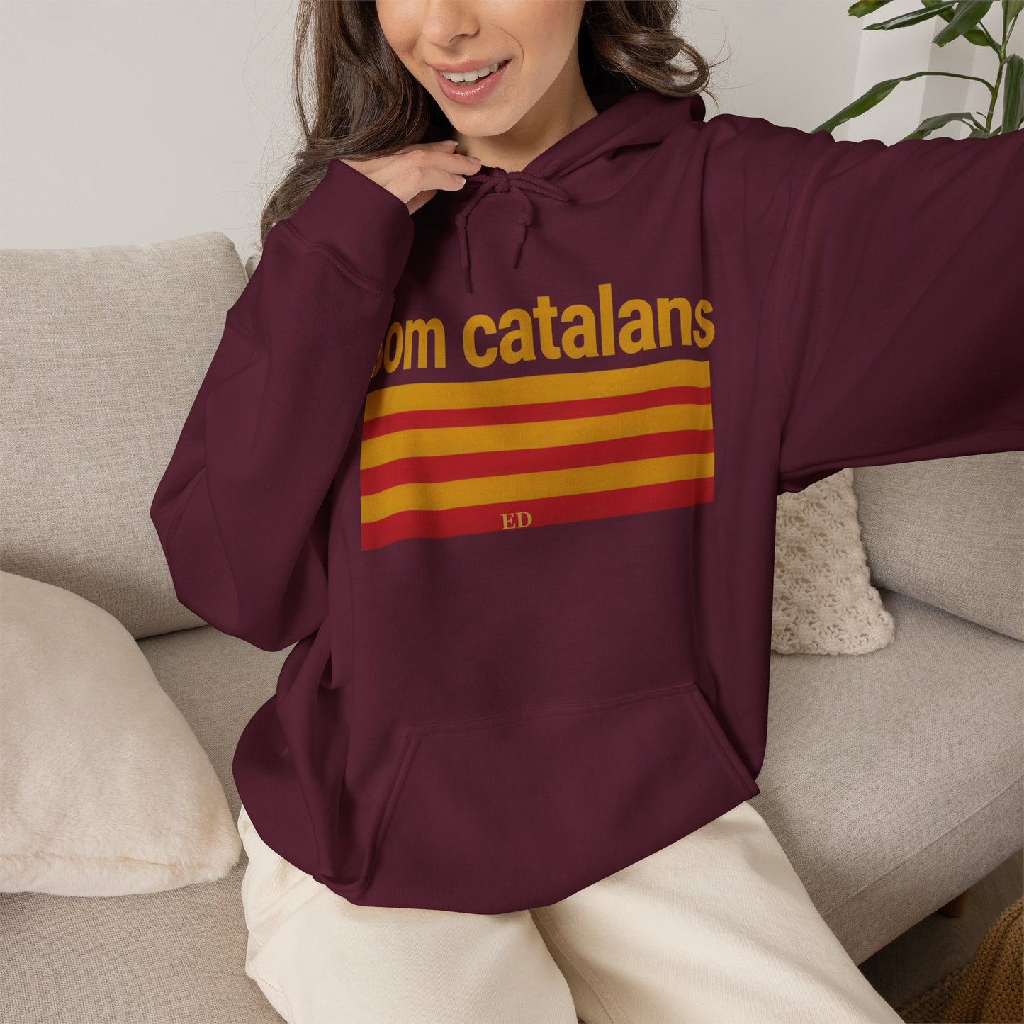 Catalan Pride Hoodie | Som Catalans Warm Fit