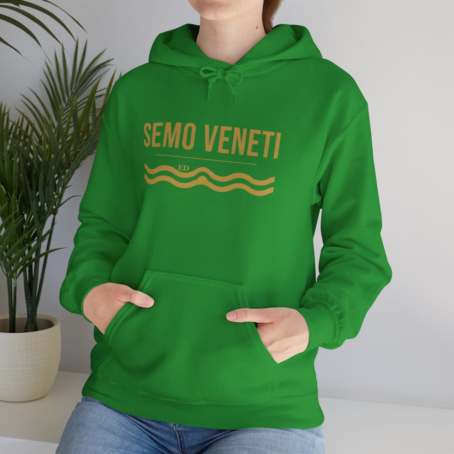Felpa con cappuccio dell'orgoglio veneto | Semo Veneti Vestibilità calda