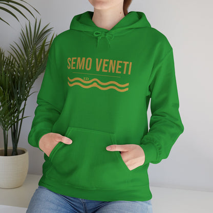 Felpa con cappuccio dell'orgoglio veneto | Semo Veneti Vestibilità calda