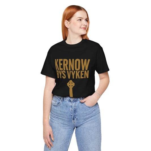 Camiseta del orgullo córnico | Camiseta Kernow Bys Vyken