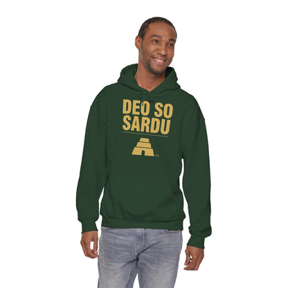 Hoodie mit sardischem Stolz | Deo So Sardu, warm geschnitten