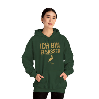 Bluza z kapturem z dumą alzacką | Ich Bin Elsässer Warm Fit