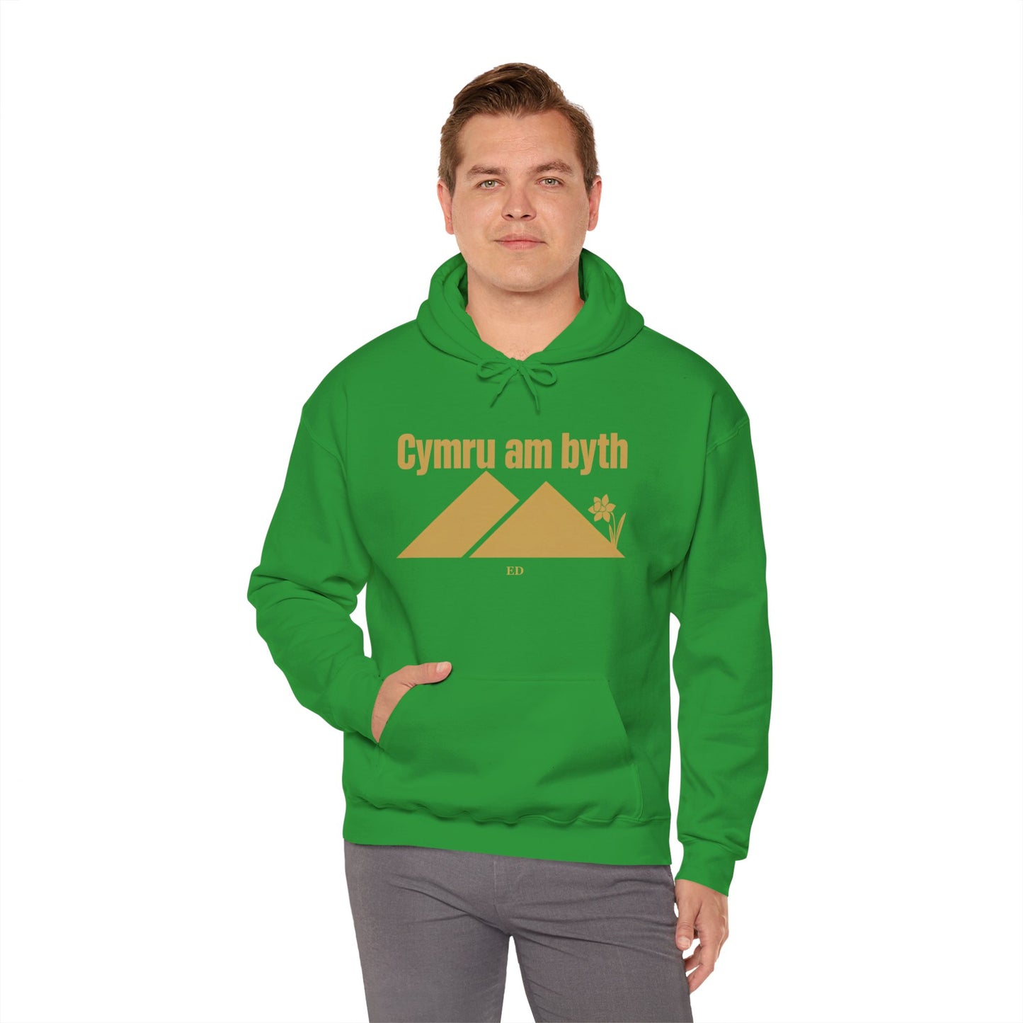 Felpa con cappuccio dell'orgoglio gallese | Modello caldo Cymru Am Byth