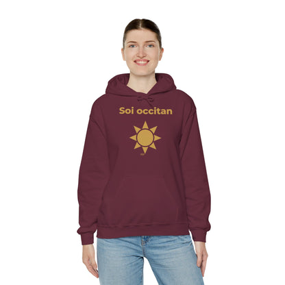 Hoodie mit okzitanischem Stolz | Soi Occitan, warm geschnitten