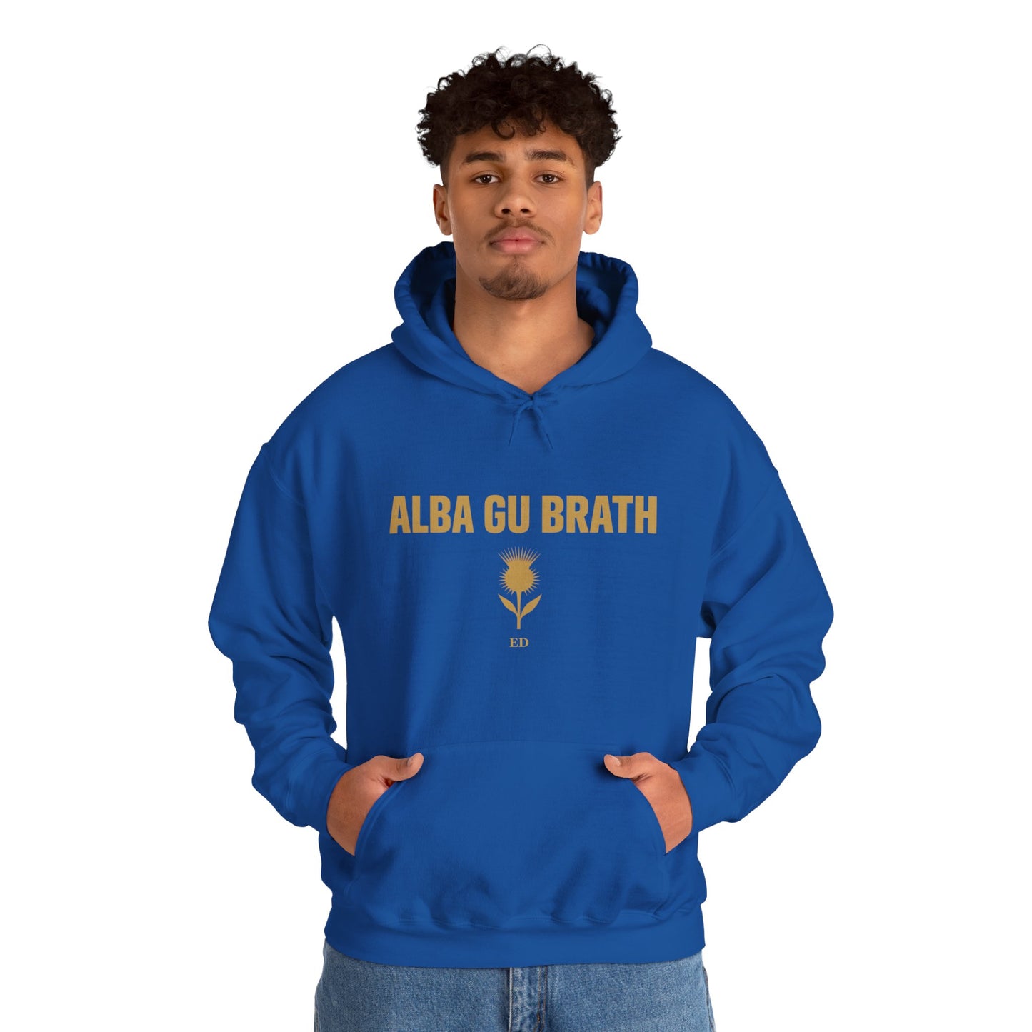 Sudadera con capucha del orgullo escocés | Sudadera abrigada Alba Gu Bràth