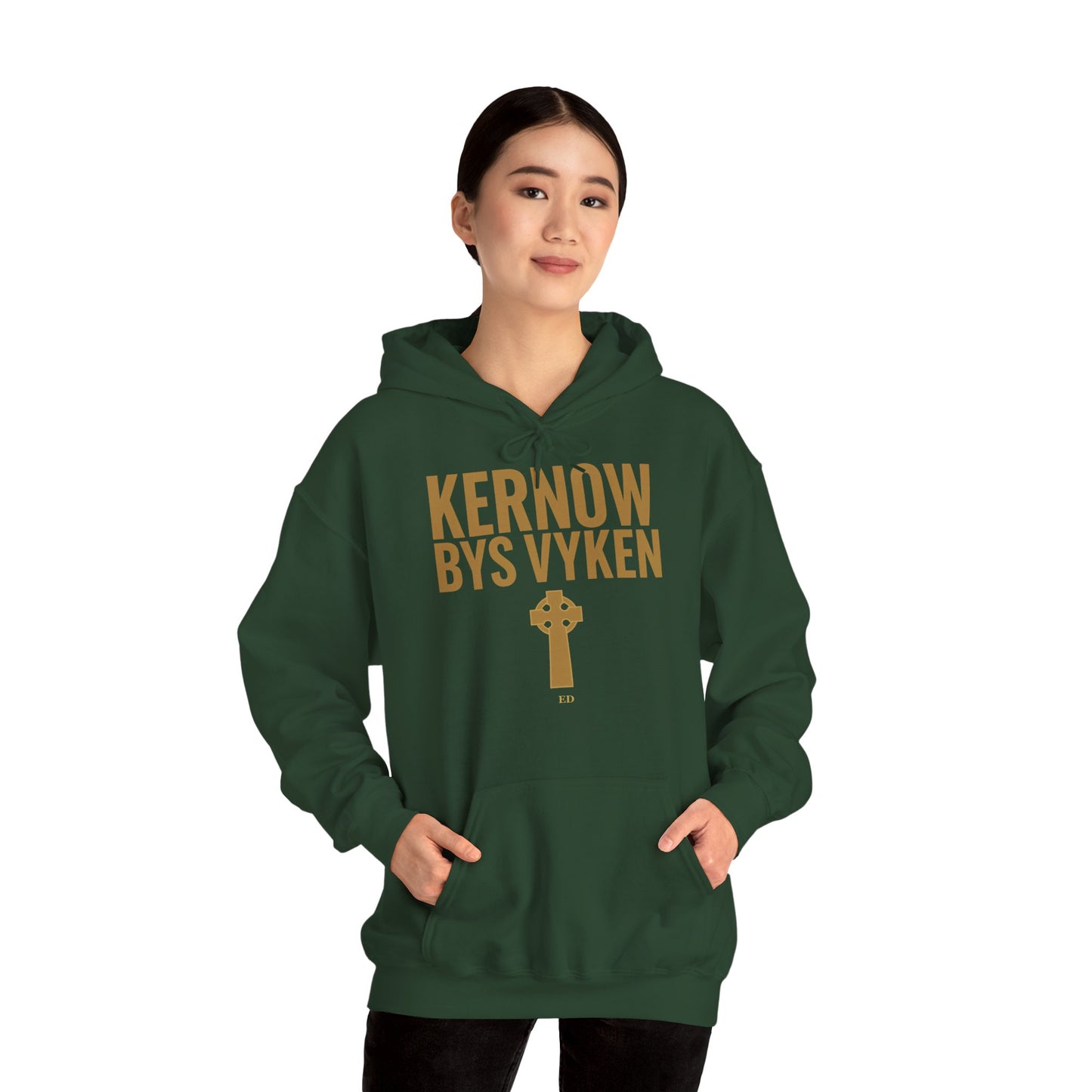 Kornischer Stolz Hoodie | Kernow Bys Vyken warmer Schnitt