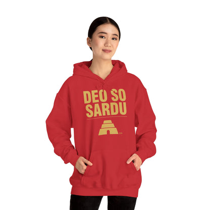 Hoodie mit sardischem Stolz | Deo So Sardu, warm geschnitten
