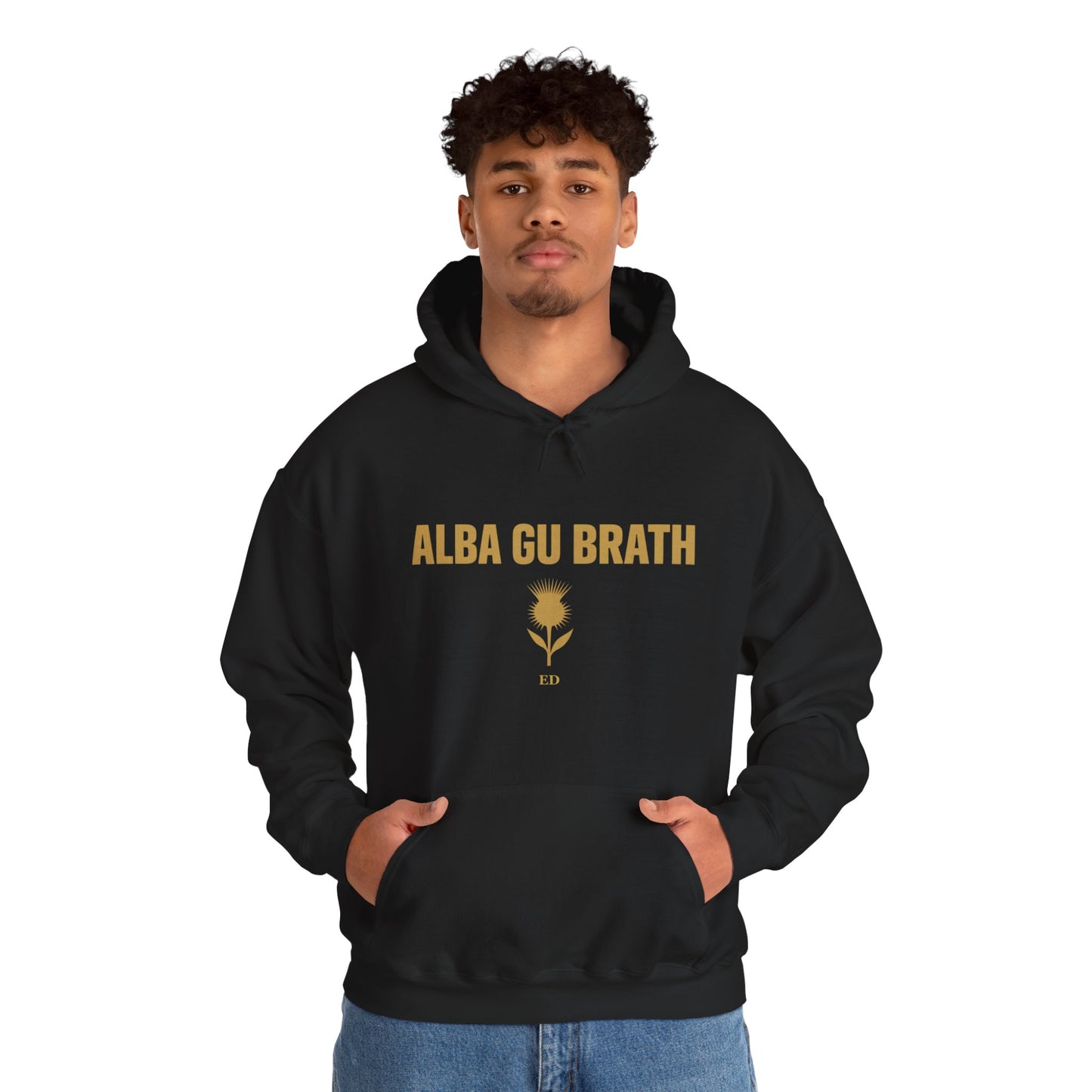 Sudadera con capucha del orgullo escocés | Sudadera abrigada Alba Gu Bràth