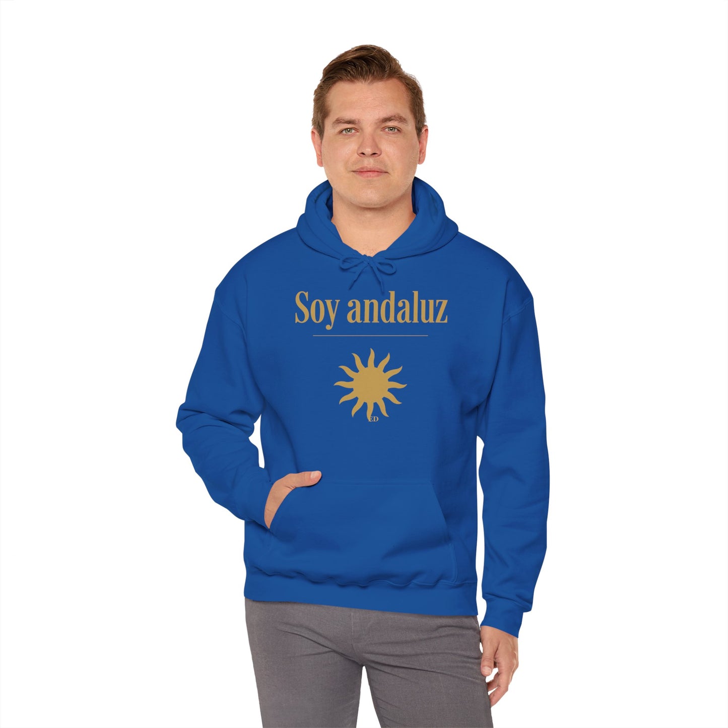 Hoodie mit andalusischem Stolz | Soy Andaluz, warm geschnitten