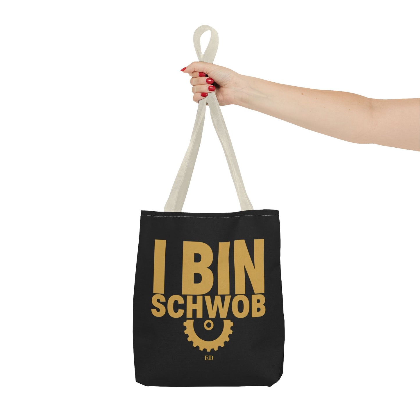 Torba z dumą Szwabów | I Bin Schwob — płócienna torba