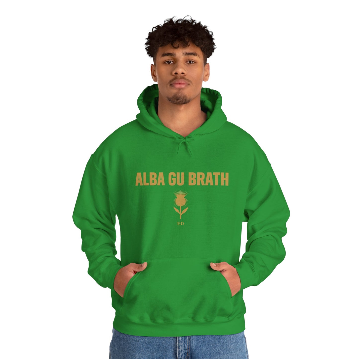 Sudadera con capucha del orgullo escocés | Sudadera abrigada Alba Gu Bràth