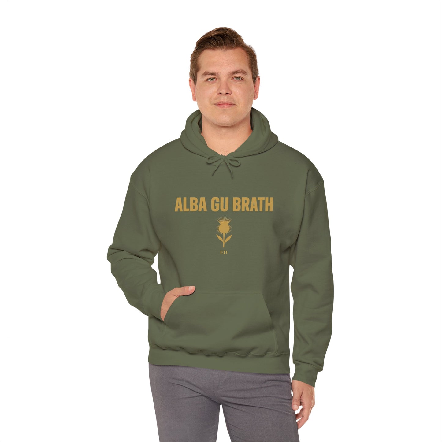 Sudadera con capucha del orgullo escocés | Sudadera abrigada Alba Gu Bràth