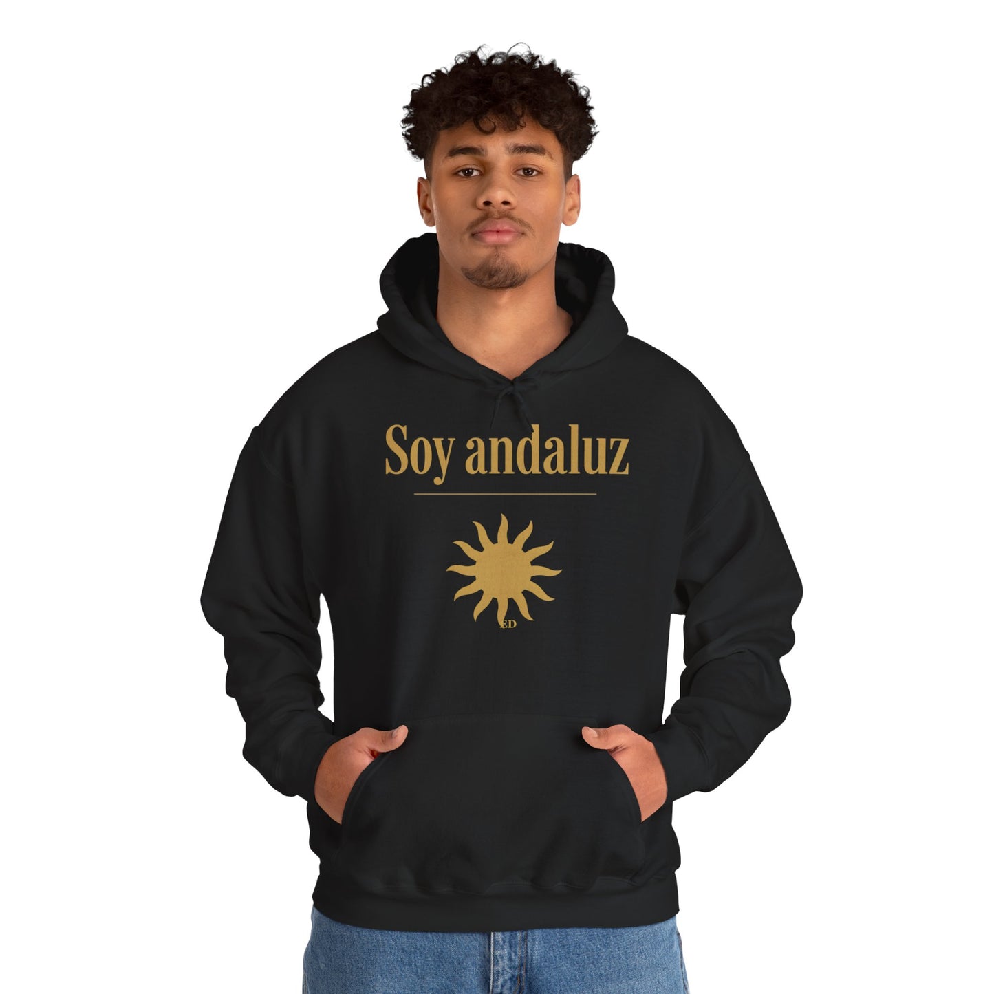 Hoodie mit andalusischem Stolz | Soy Andaluz, warm geschnitten
