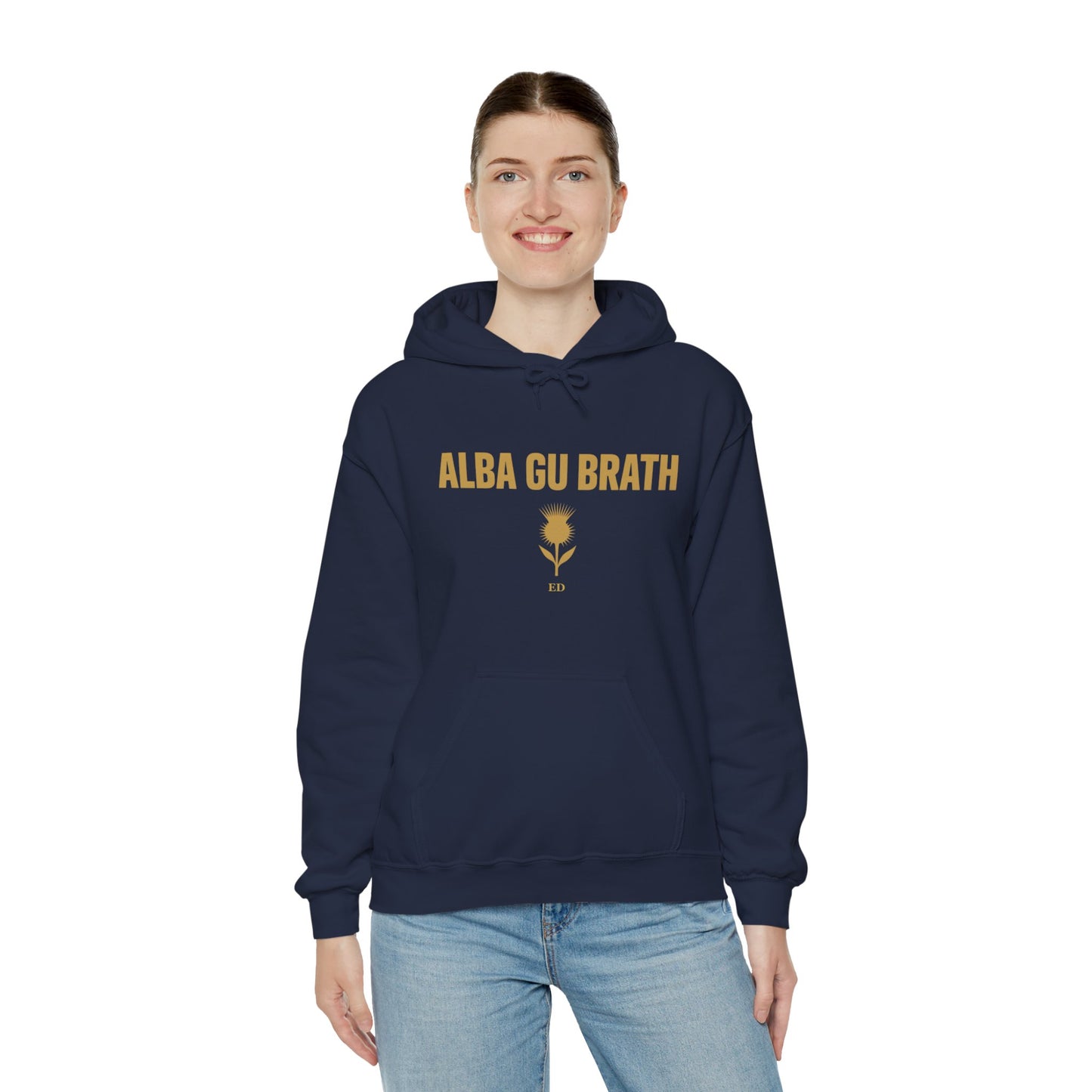 Sudadera con capucha del orgullo escocés | Sudadera abrigada Alba Gu Bràth