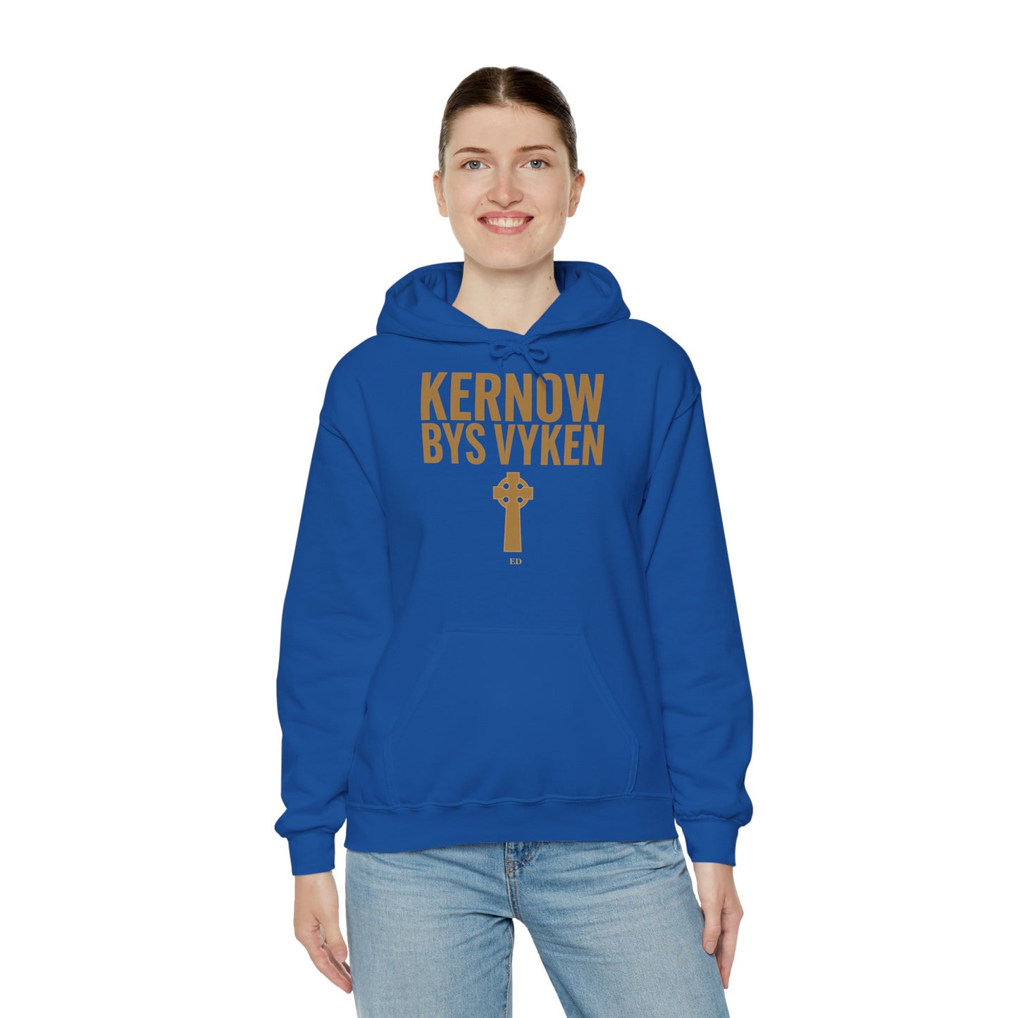 Kornischer Stolz Hoodie | Kernow Bys Vyken warmer Schnitt