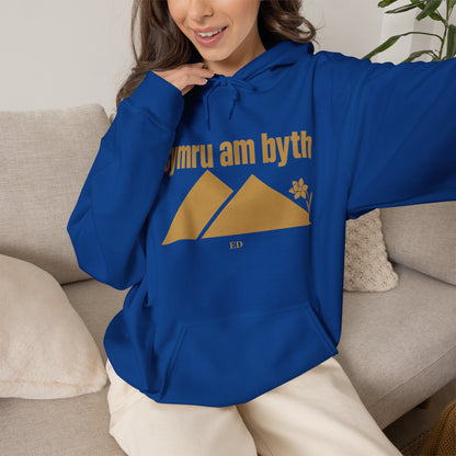 Felpa con cappuccio dell'orgoglio gallese | Modello caldo Cymru Am Byth