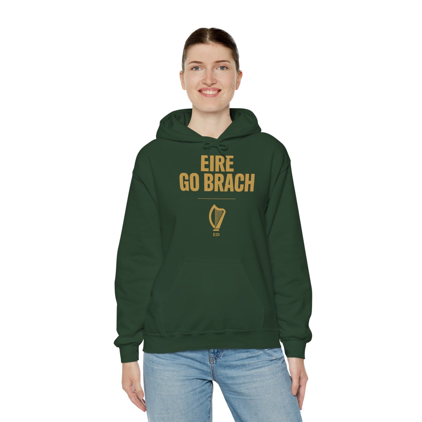 Irischer Stolz Hoodie | Éire Go Brách warmer Schnitt