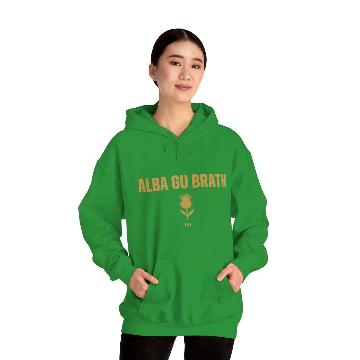 Sudadera con capucha del orgullo escocés | Sudadera abrigada Alba Gu Bràth