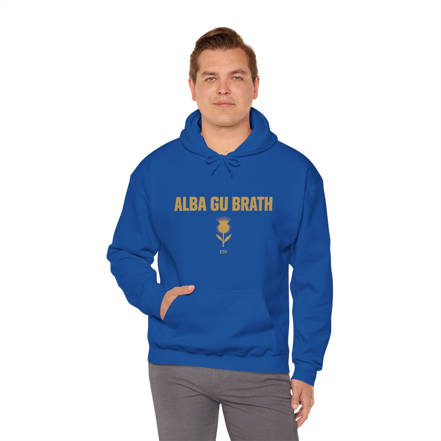 Sudadera con capucha del orgullo escocés | Sudadera abrigada Alba Gu Bràth