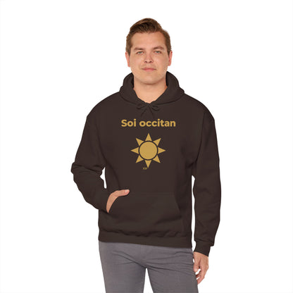 Hoodie mit okzitanischem Stolz | Soi Occitan, warm geschnitten