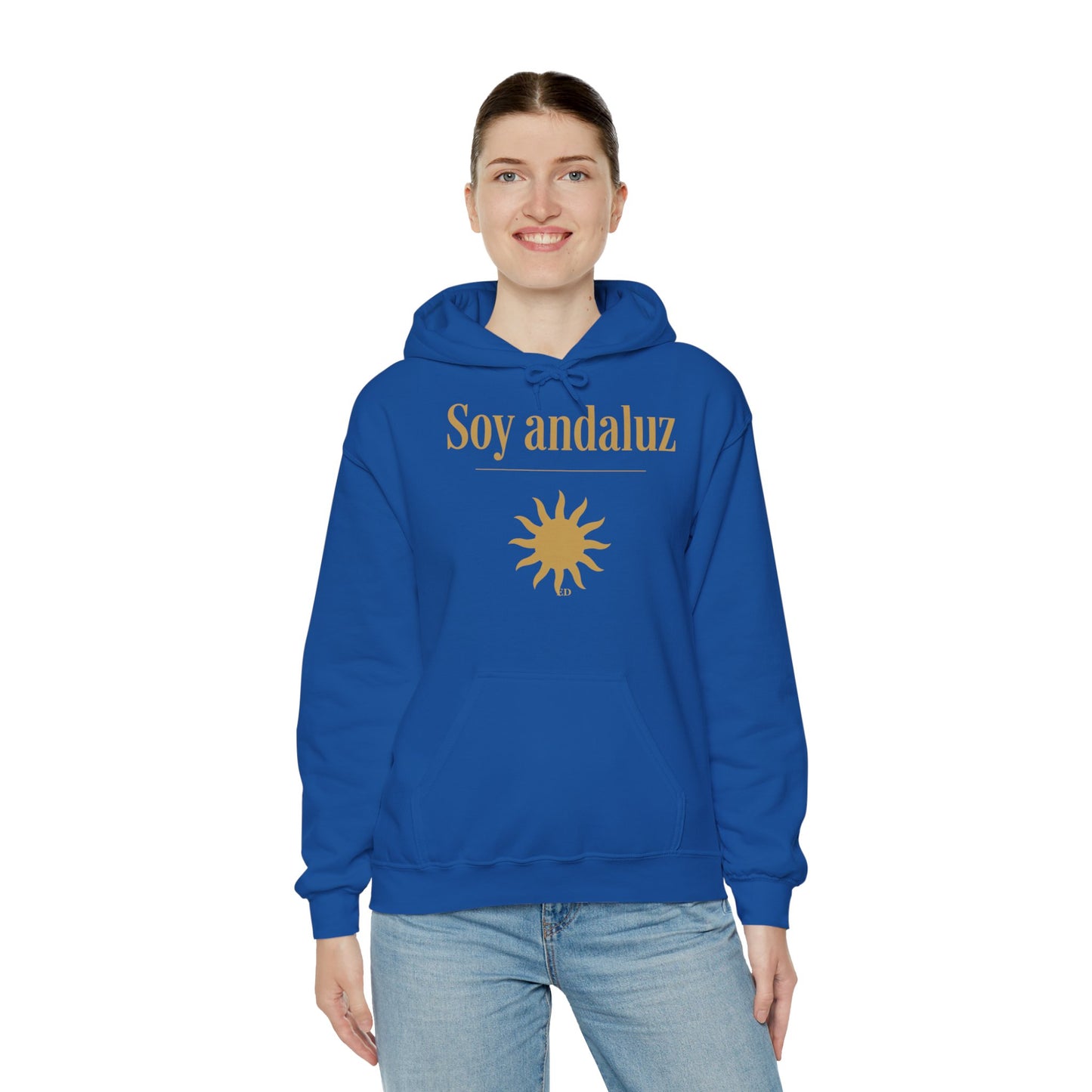 Hoodie mit andalusischem Stolz | Soy Andaluz, warm geschnitten
