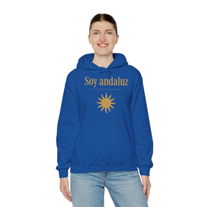 Hoodie mit andalusischem Stolz | Soy Andaluz, warm geschnitten