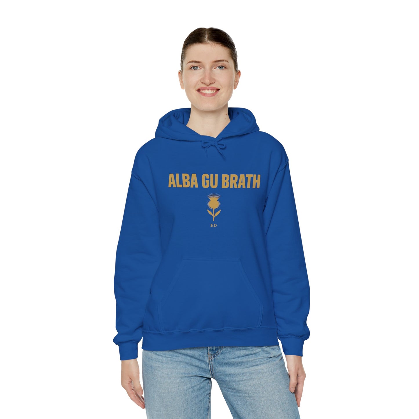 Sudadera con capucha del orgullo escocés | Sudadera abrigada Alba Gu Bràth