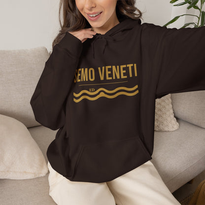 Felpa con cappuccio dell'orgoglio veneto | Semo Veneti Vestibilità calda