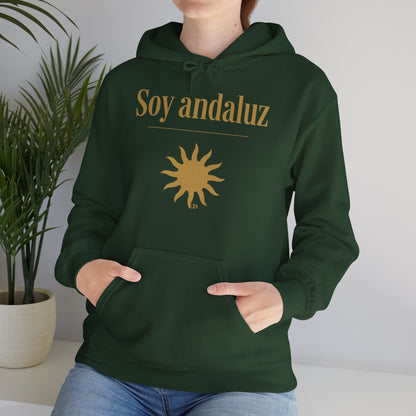 Hoodie mit andalusischem Stolz | Soy Andaluz, warm geschnitten