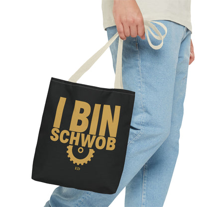 Torba z dumą Szwabów | I Bin Schwob — płócienna torba