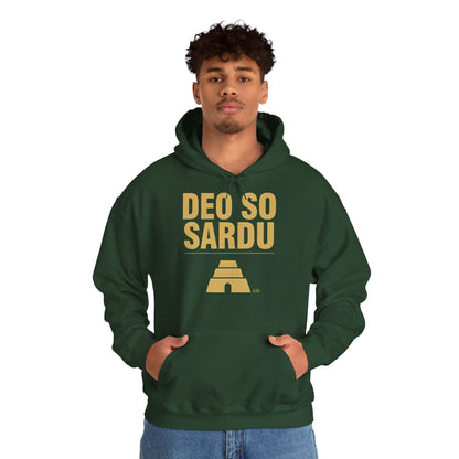 Hoodie mit sardischem Stolz | Deo So Sardu, warm geschnitten