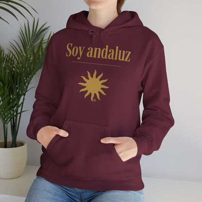 Hoodie mit andalusischem Stolz | Soy Andaluz, warm geschnitten