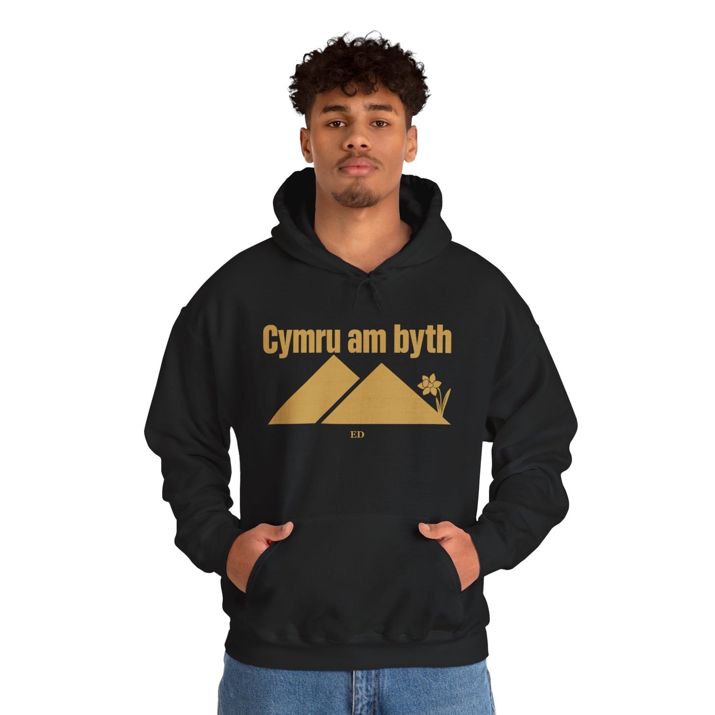 Felpa con cappuccio dell'orgoglio gallese | Modello caldo Cymru Am Byth