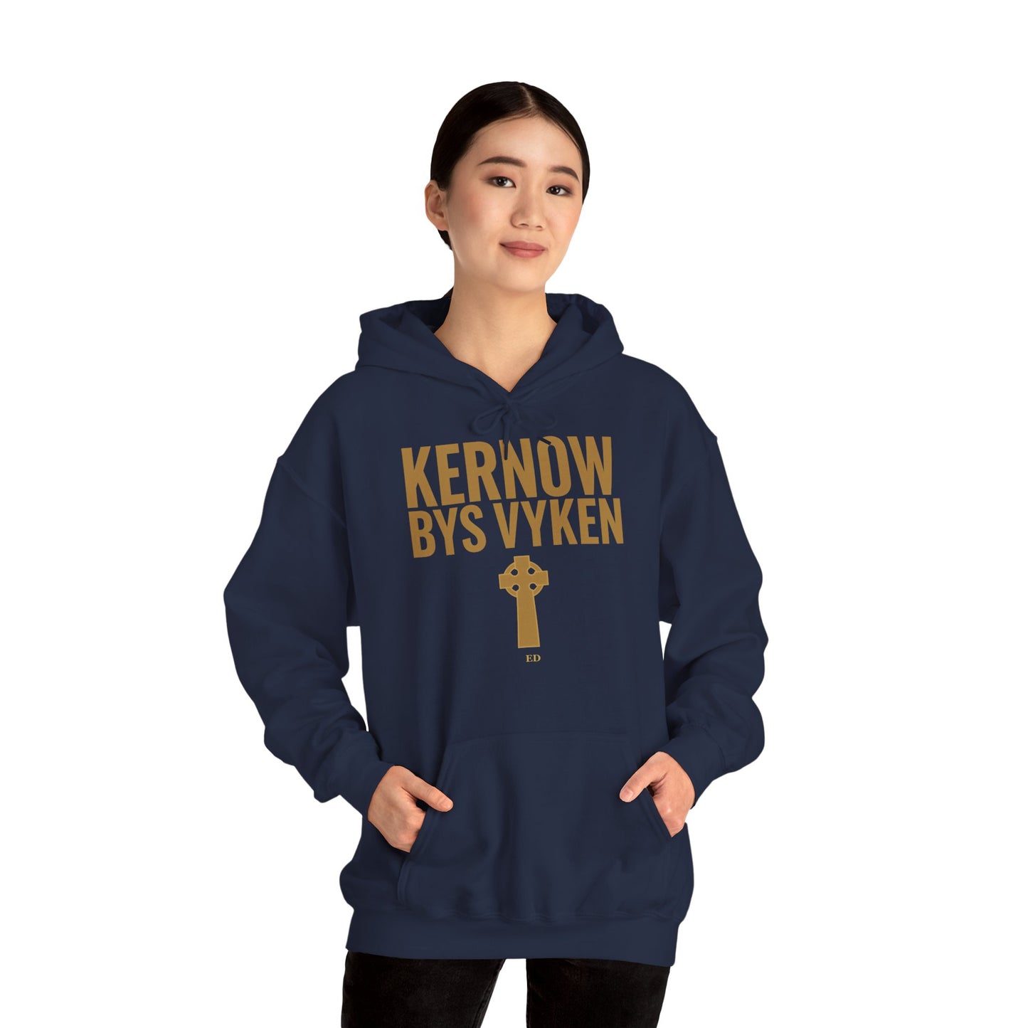Kornischer Stolz Hoodie | Kernow Bys Vyken warmer Schnitt
